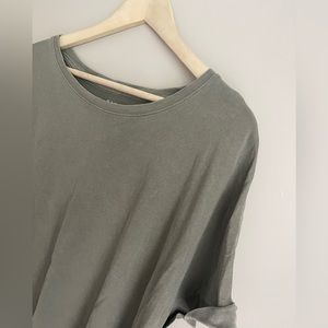 GAP Oversized Cuffed Sleeve Top SZ XL